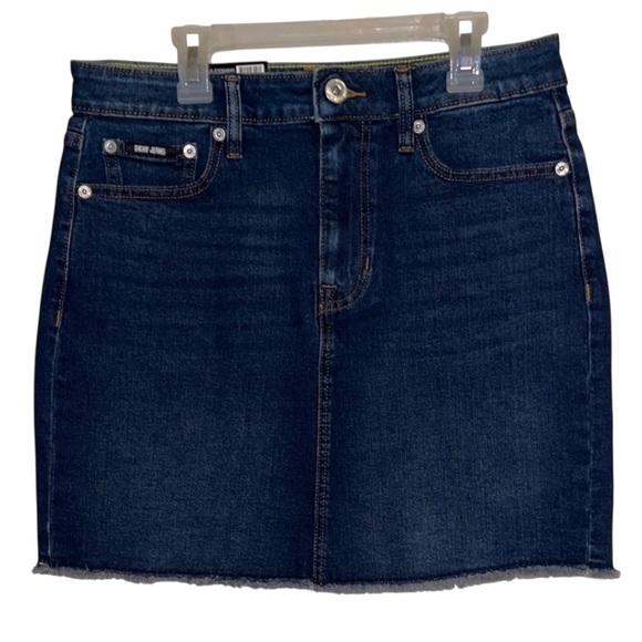 🌹DKNY JEANS MIDI SKIRT - Picture 1 of 5